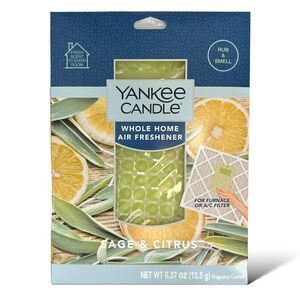 Yankee Candle Whole Home Air Filter Freshener Sage & Citrus Oder‎ Eliminater